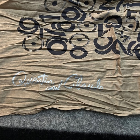 QUENTIN AND CLAUDE 2008 "Numbers" Oak Scarf Revolve Clothing - Picture 2 of 10